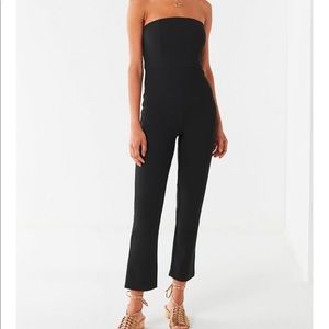 UO Strapless Ribbed Jumpsuit